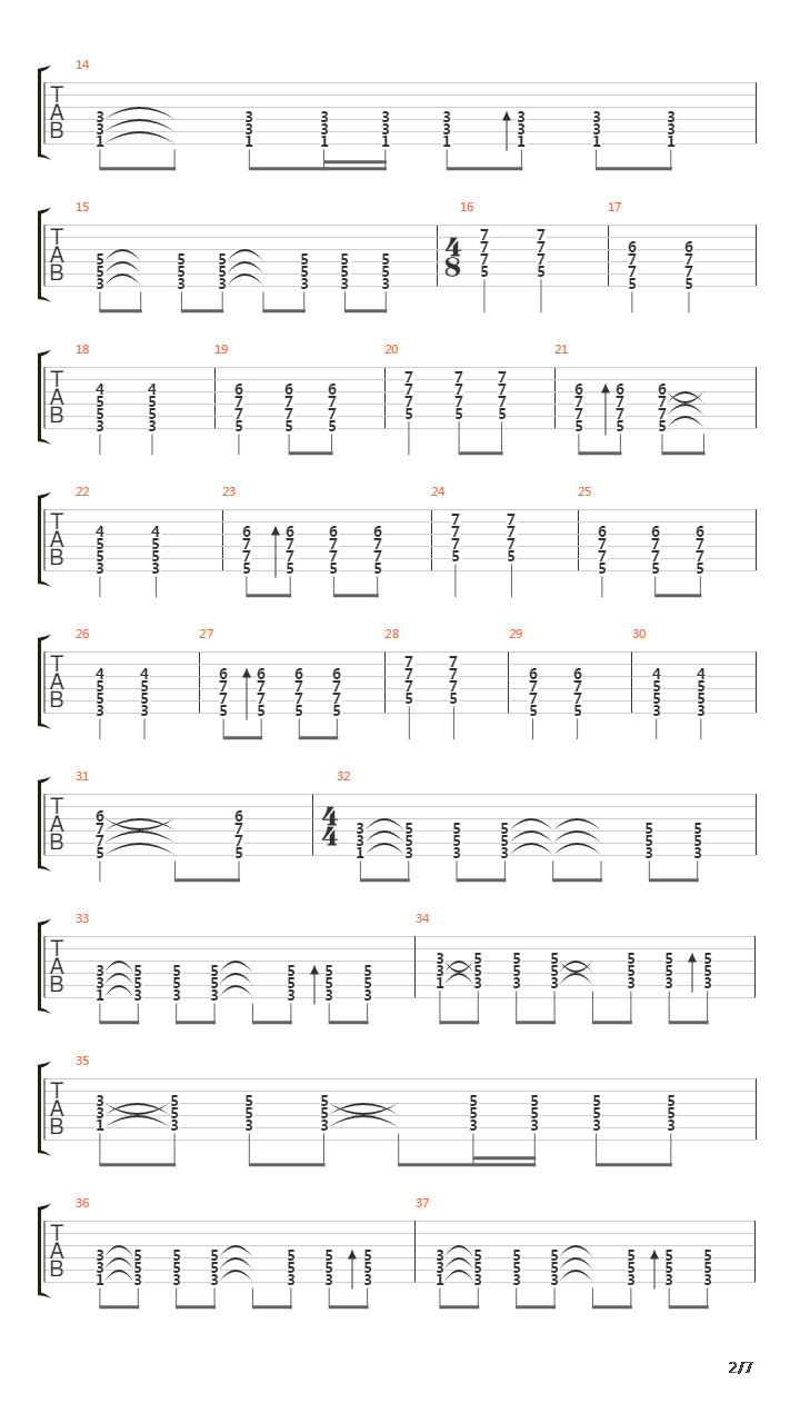 Chinese Rock吉他谱