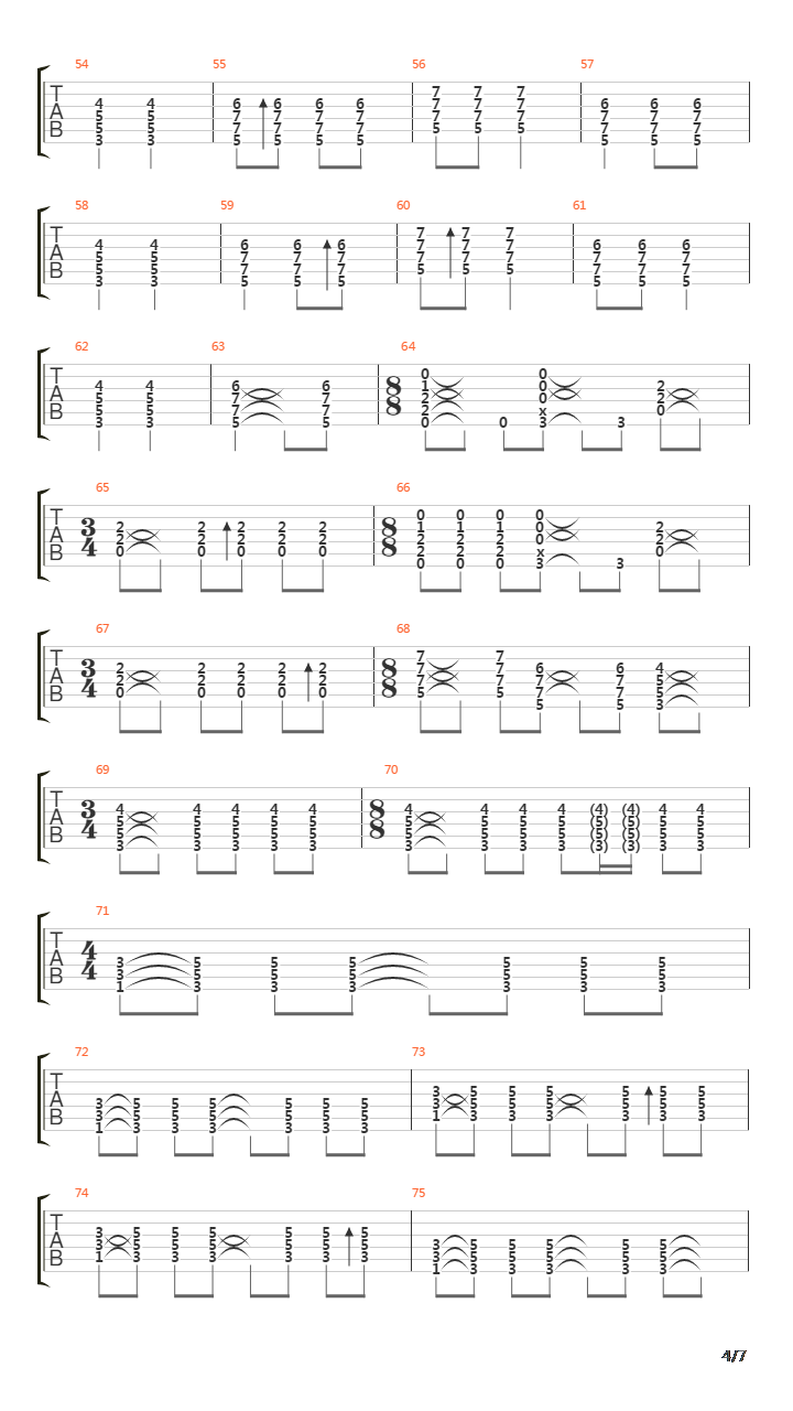 Chinese Rock吉他谱