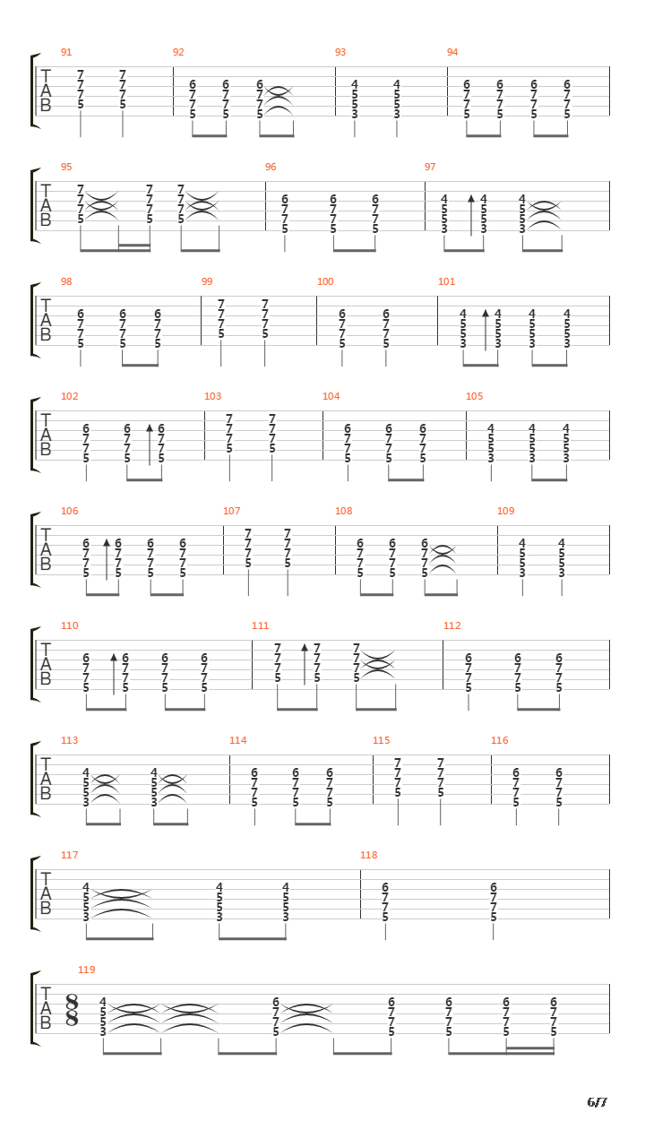 Chinese Rock吉他谱