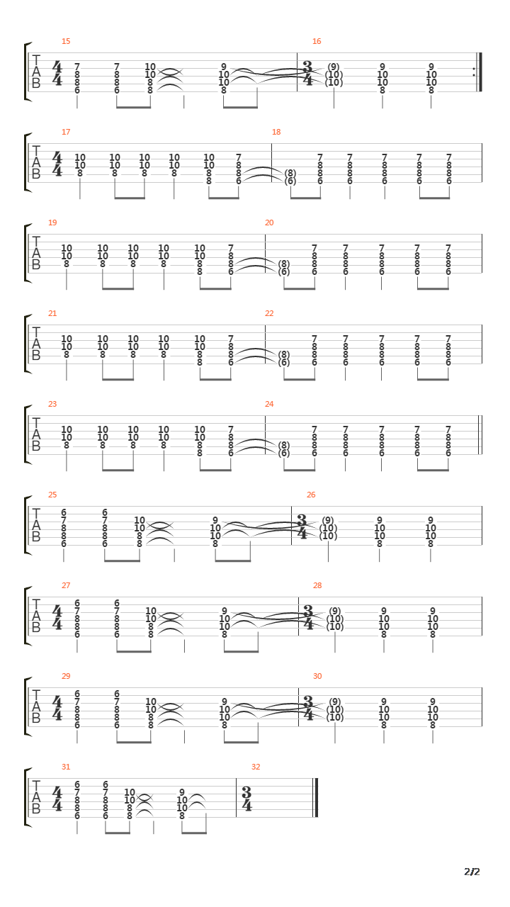 Durango 95吉他谱