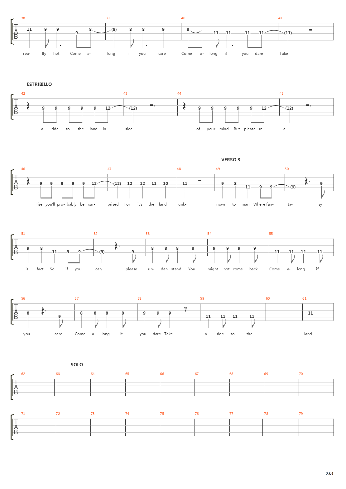 Journey To The Center Of The Mind吉他谱