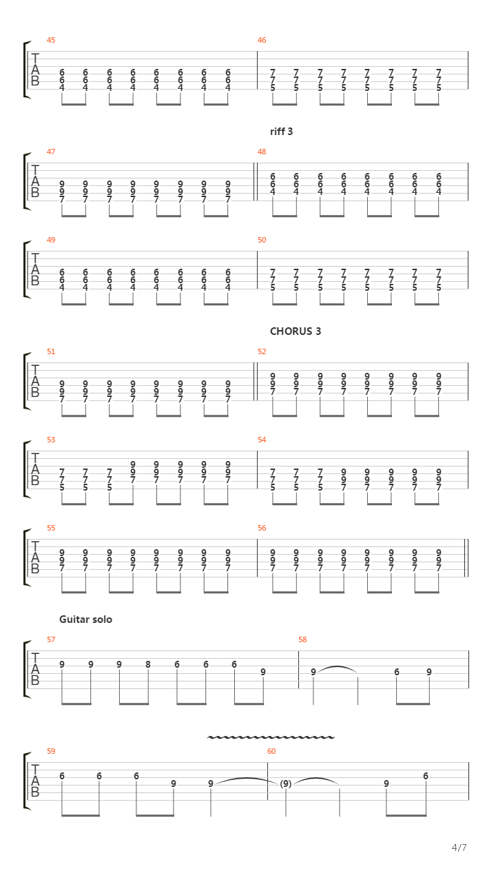 My Back Pages吉他谱