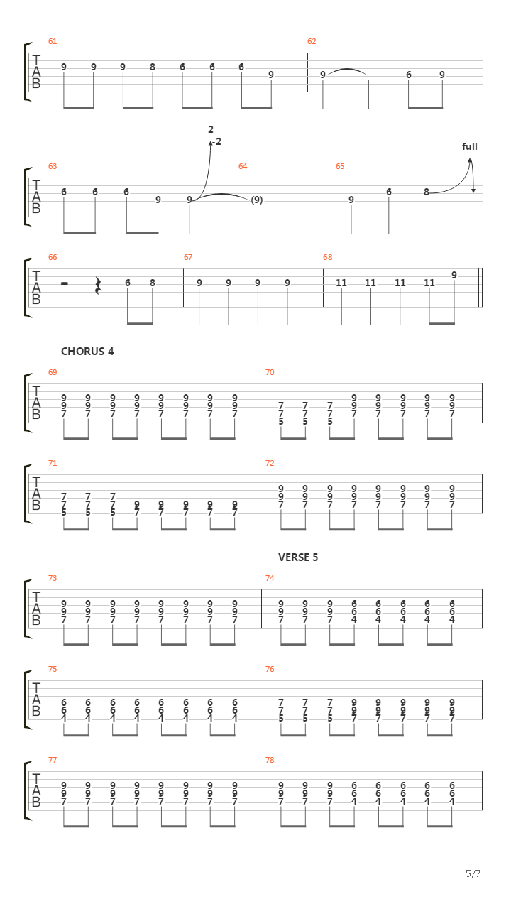 My Back Pages吉他谱