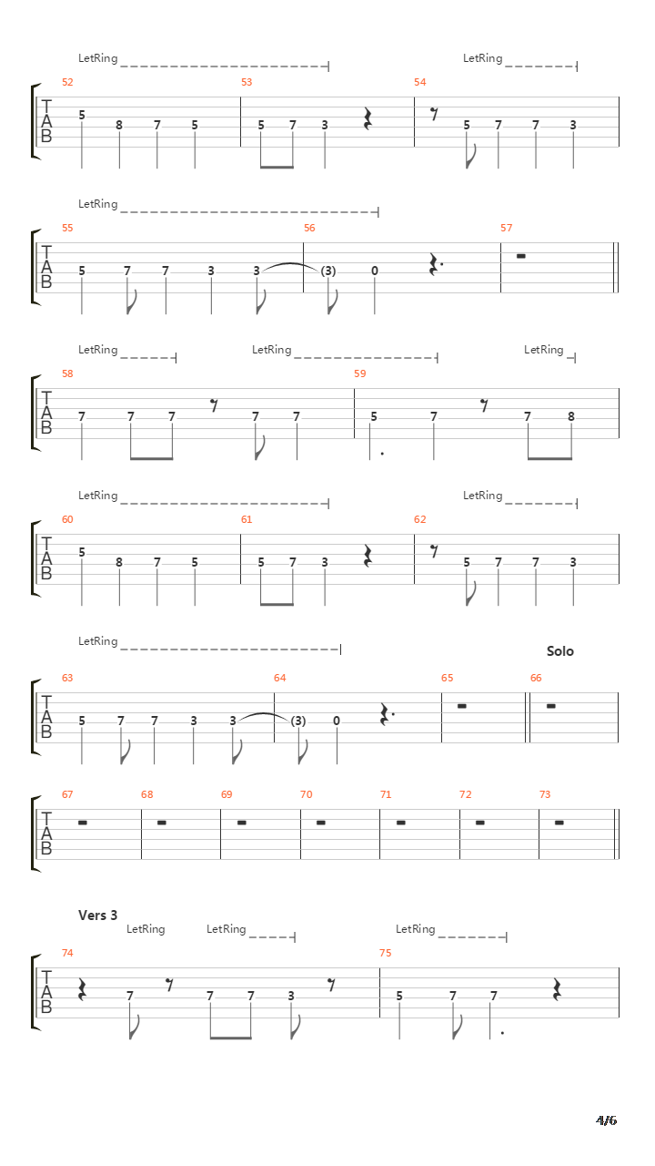 Pet Sematary吉他谱