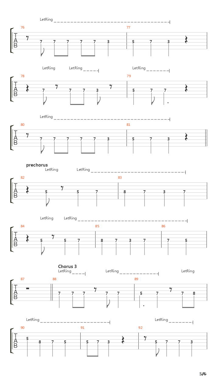 Pet Sematary吉他谱