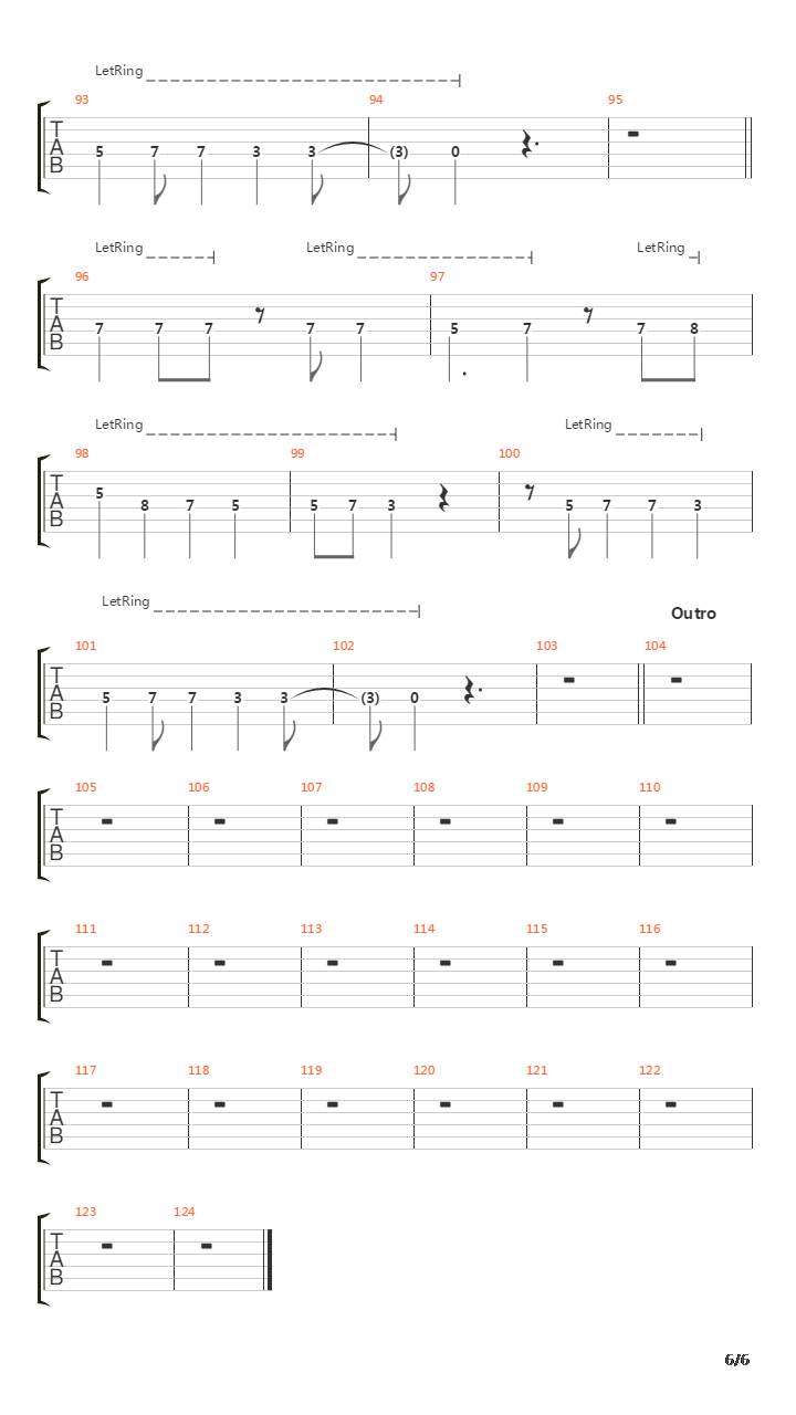 Pet Sematary吉他谱