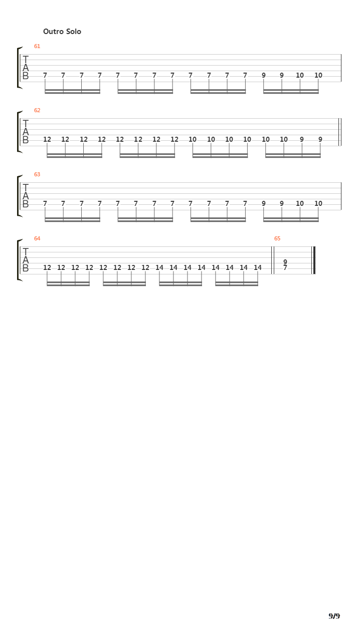 The Crusher吉他谱