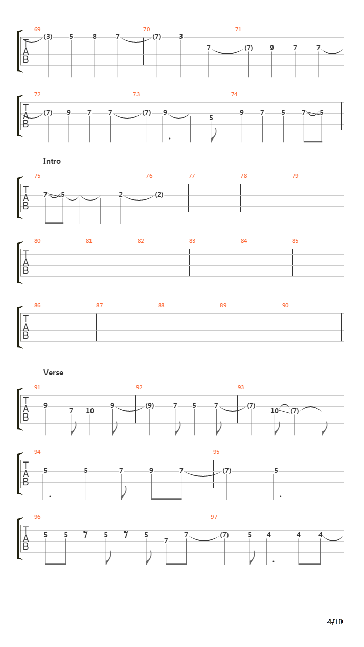 The Beginning吉他谱