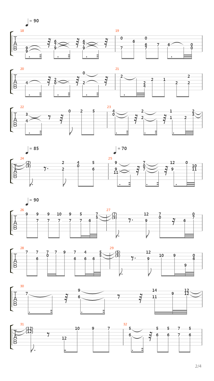 秋之回忆6 - Irreplaceable Memories(主题曲)吉他谱