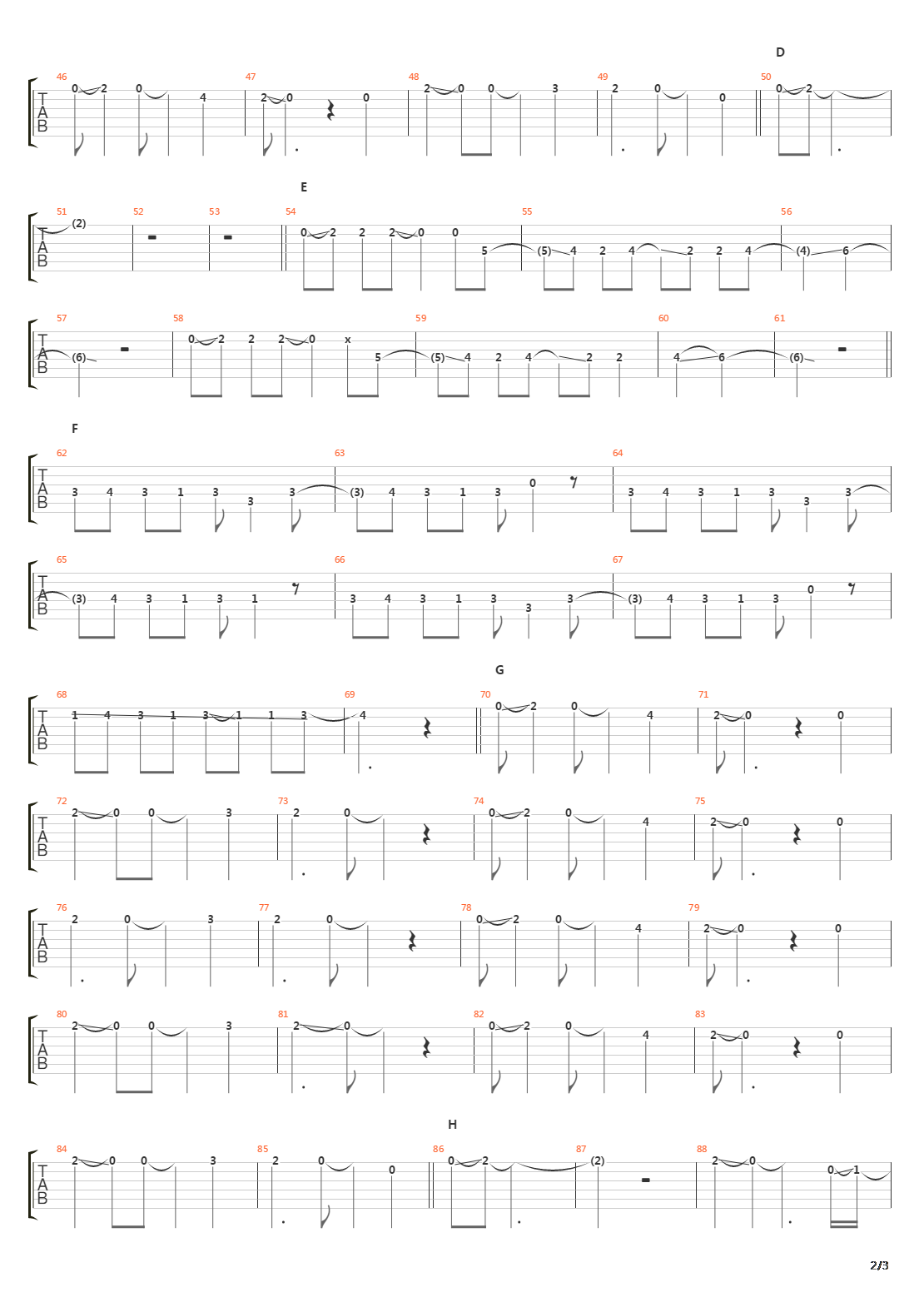 As One吉他谱