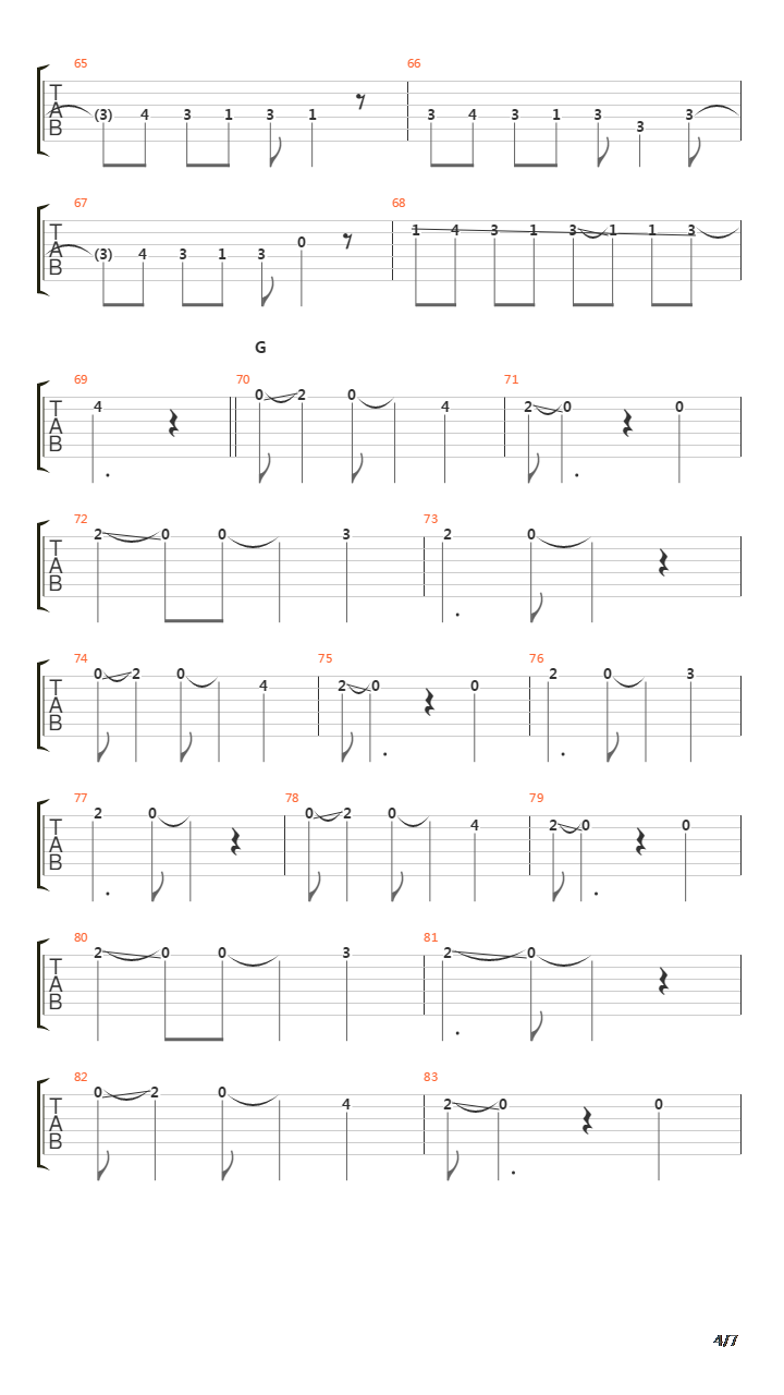As One吉他谱