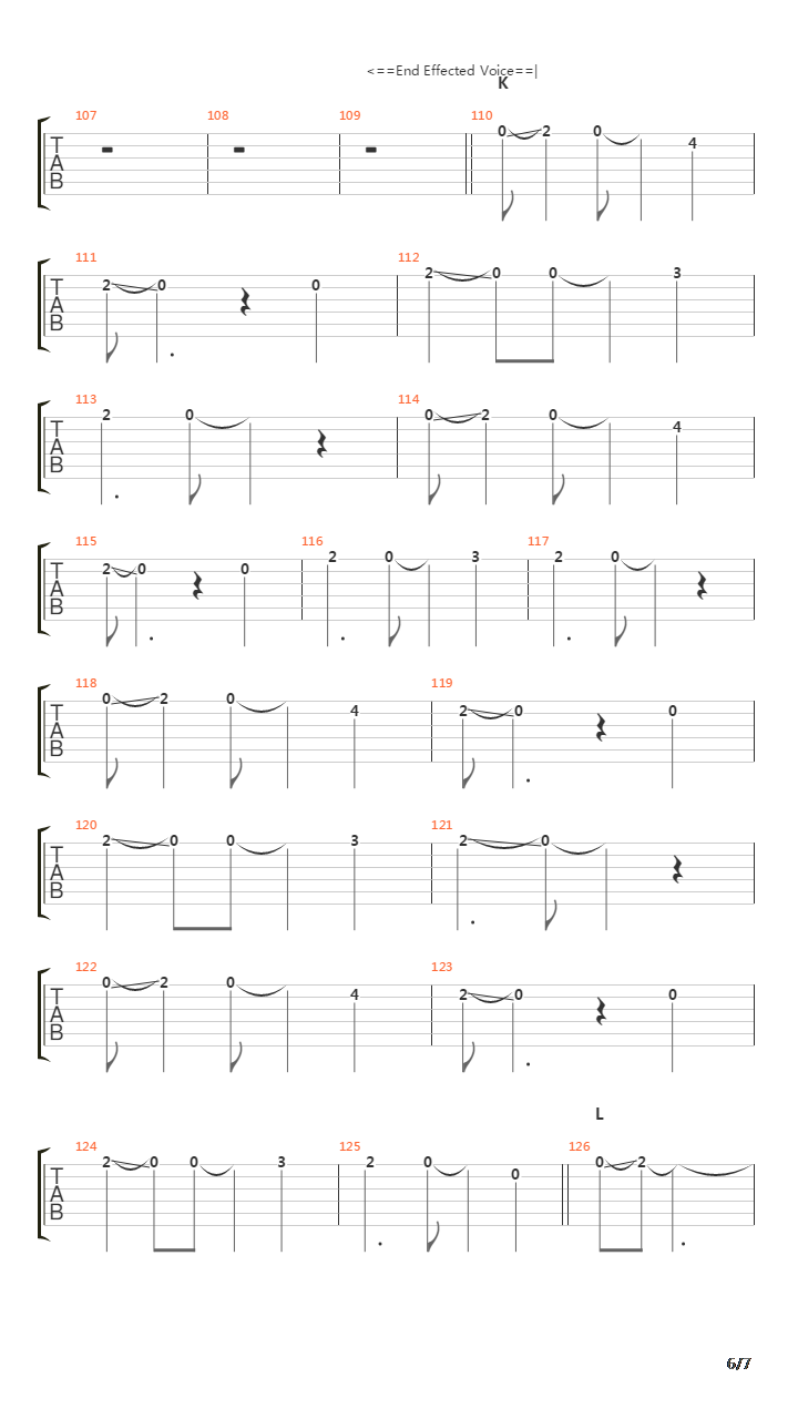 As One吉他谱