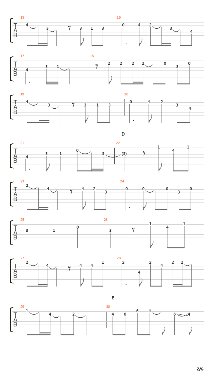 Cest La Vie吉他谱