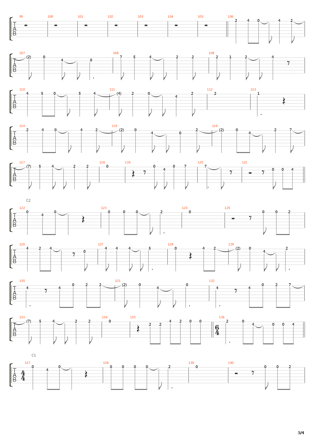 Drivers High吉他谱