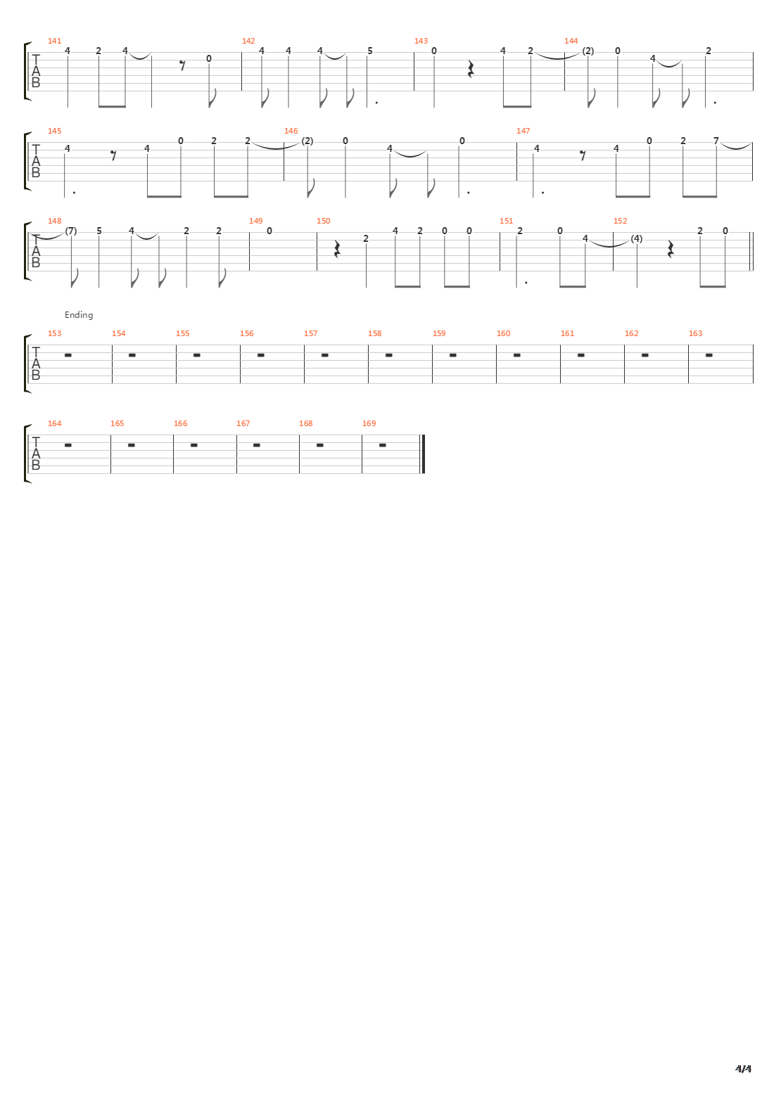 Drivers High吉他谱