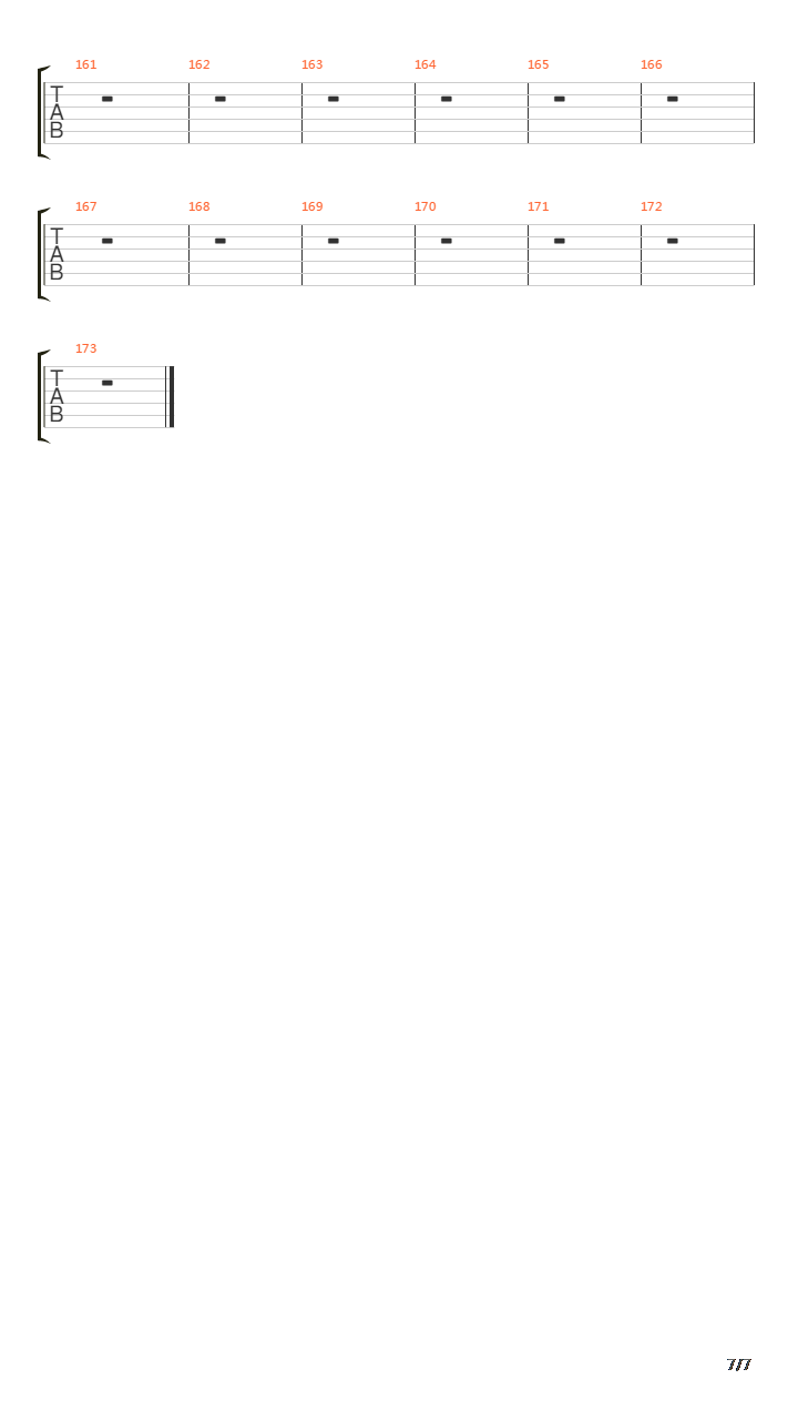 Finale吉他谱