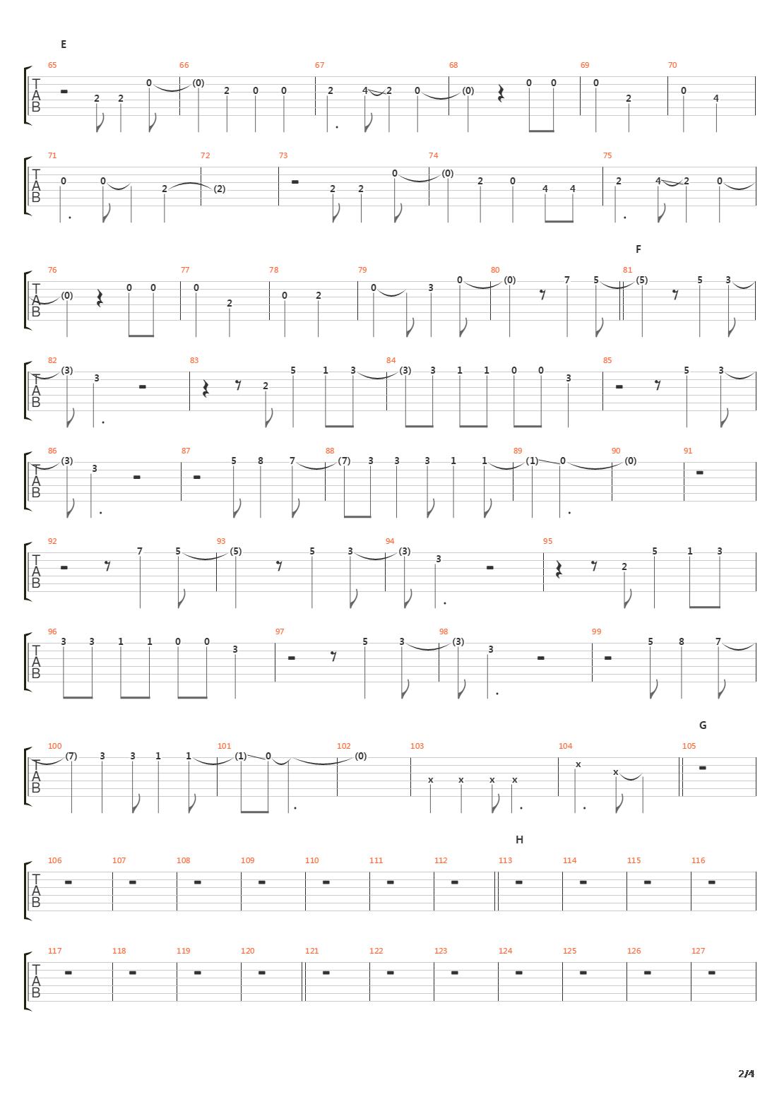 Inner Core吉他谱