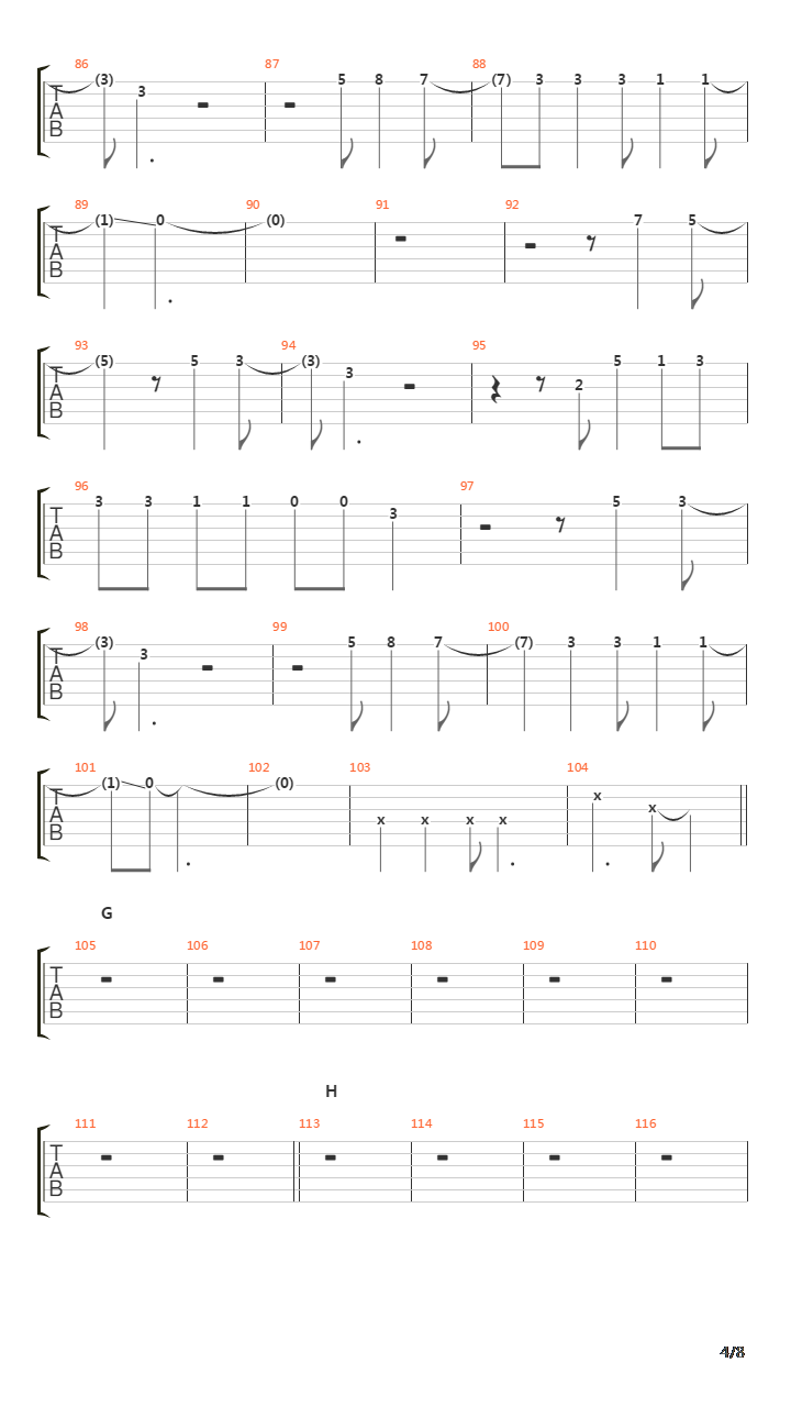 Inner Core吉他谱