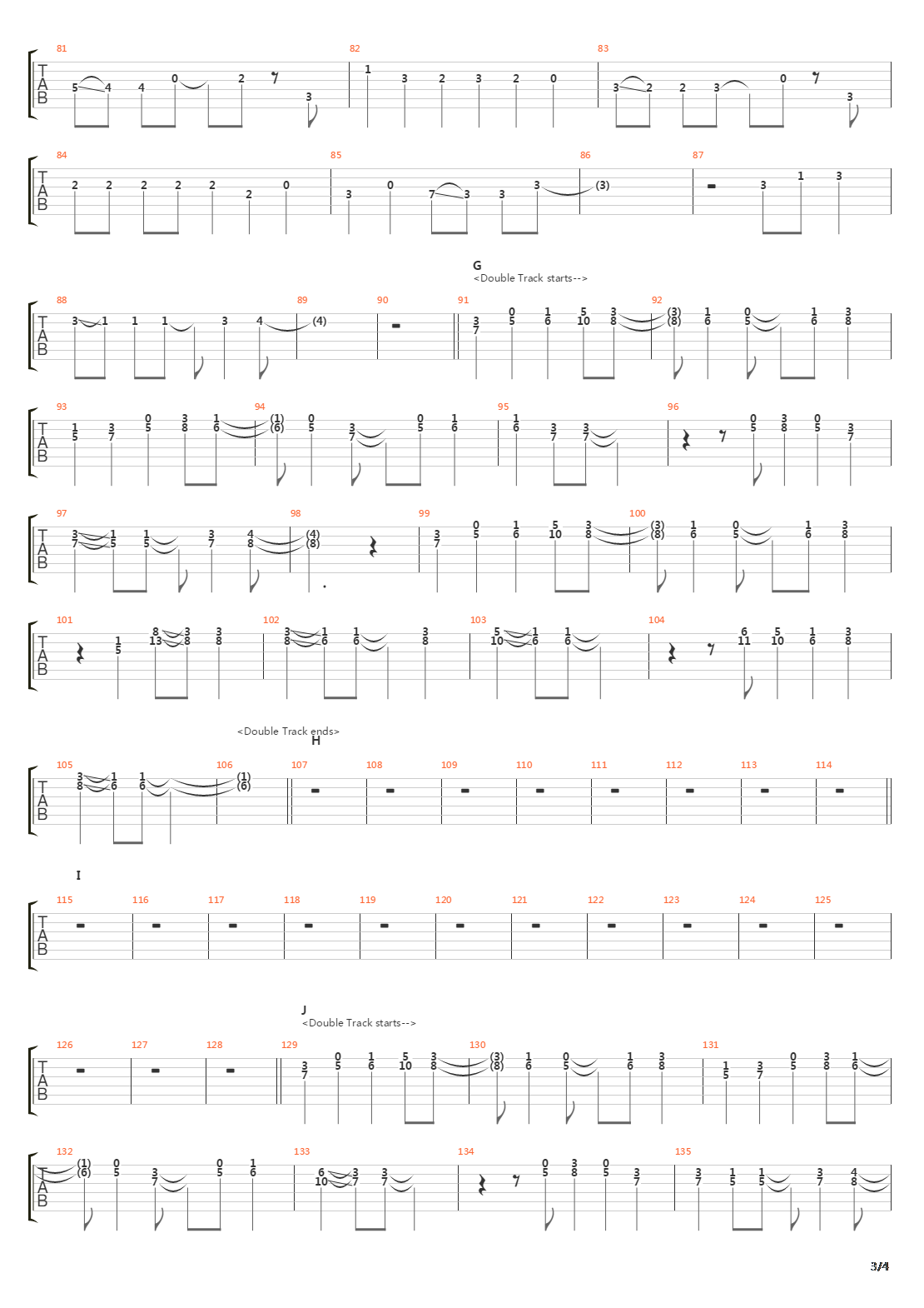 Link吉他谱