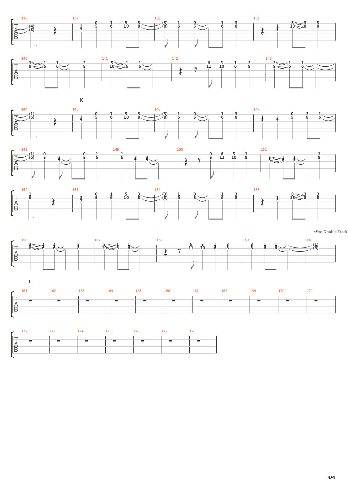 Link吉他谱