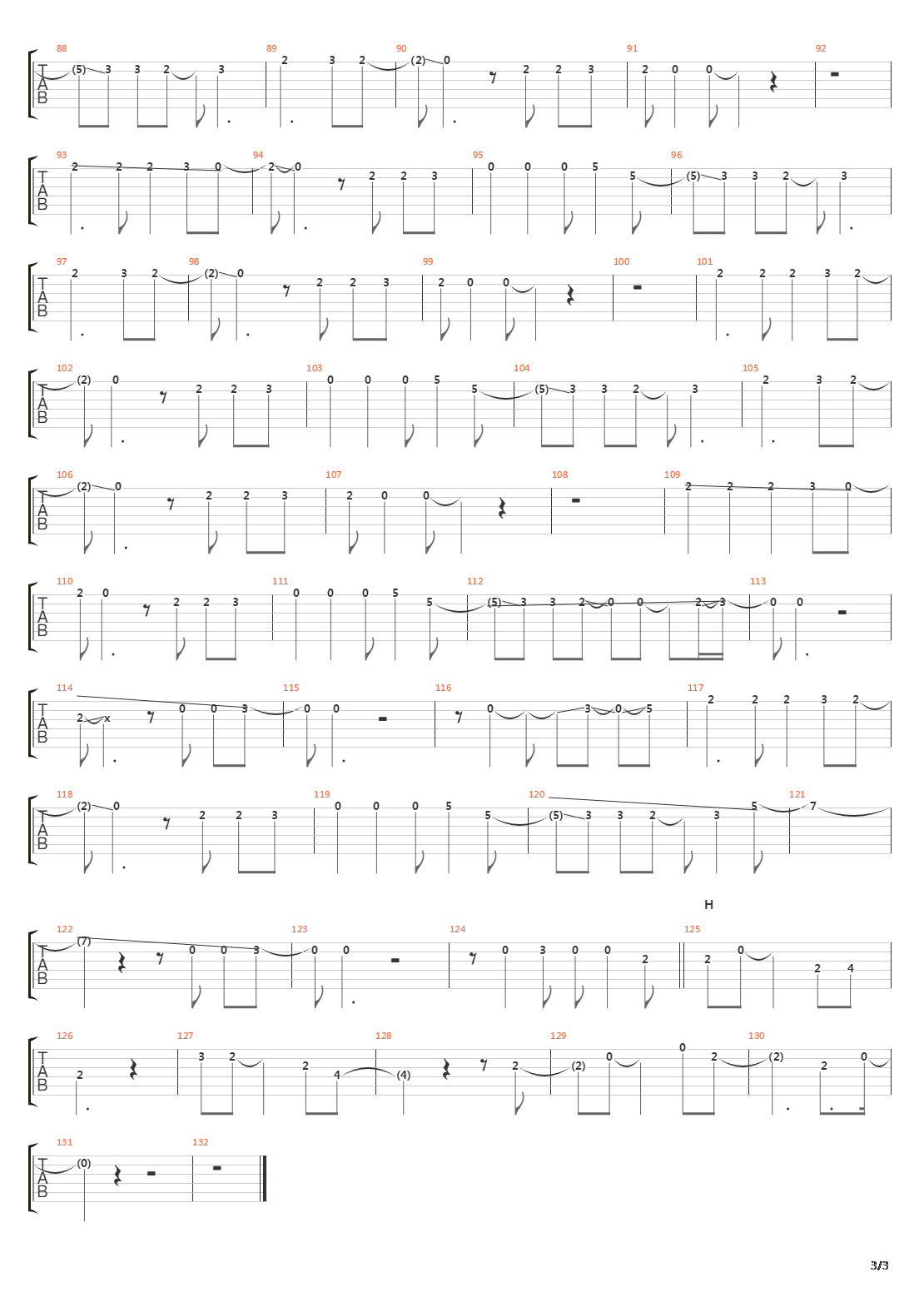 Metropolis吉他谱