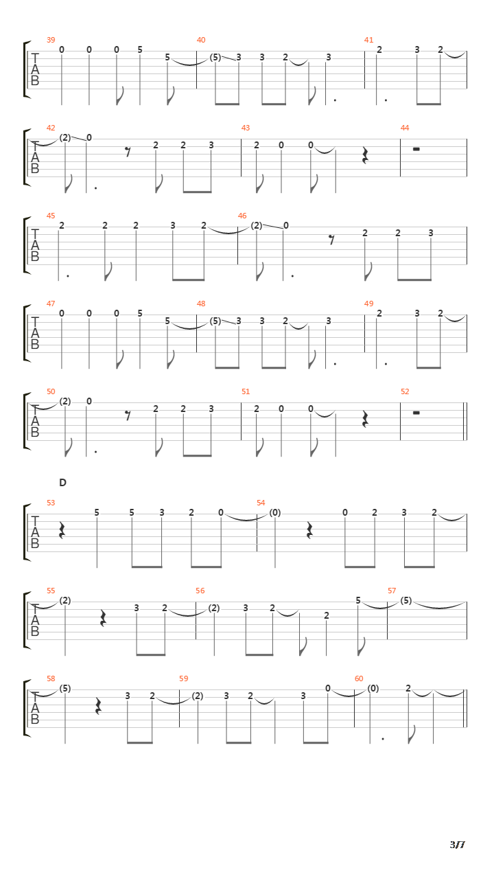 Metropolis吉他谱