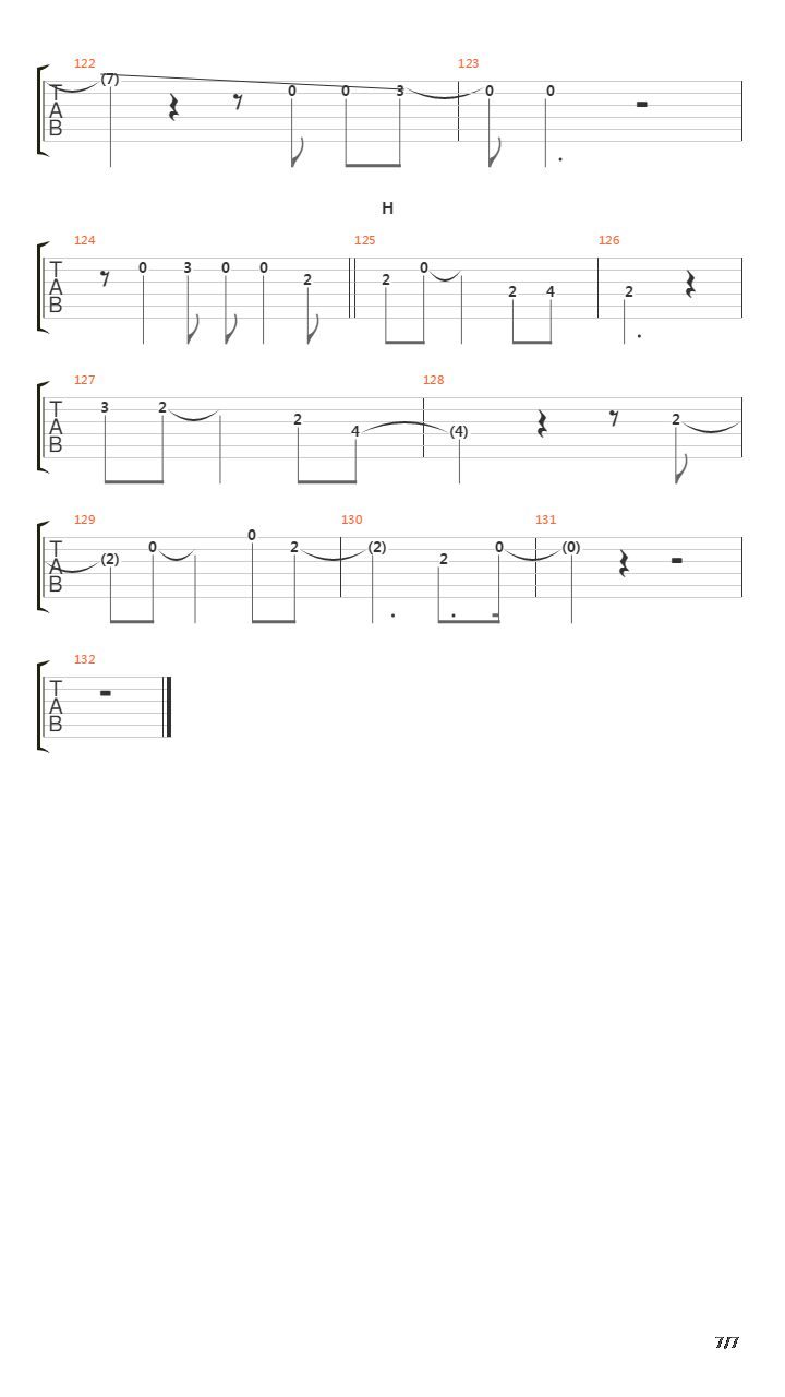 Metropolis吉他谱