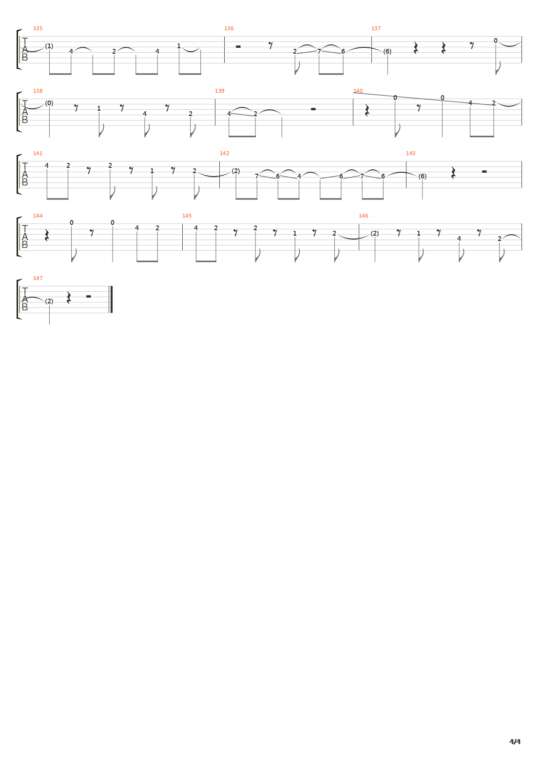 Time Slip吉他谱