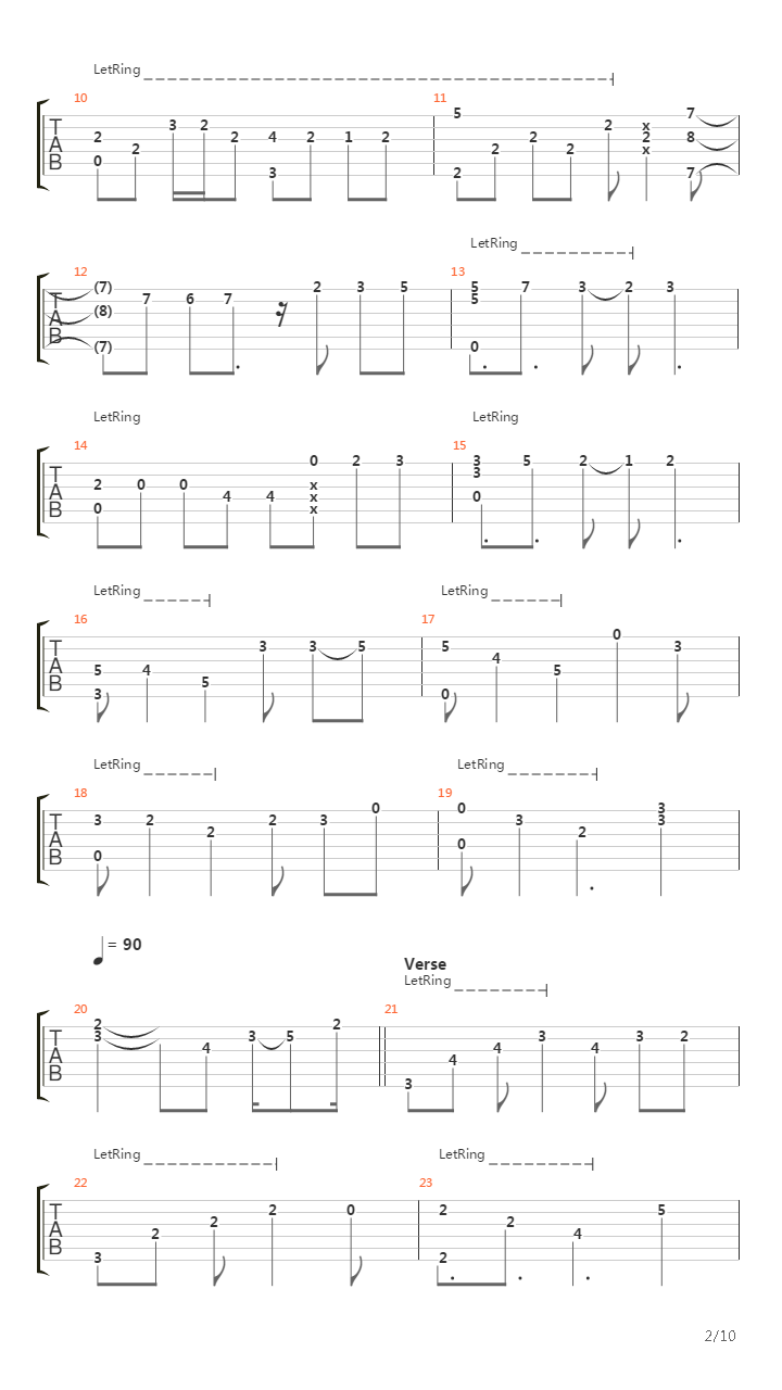 虹(Niji)吉他谱