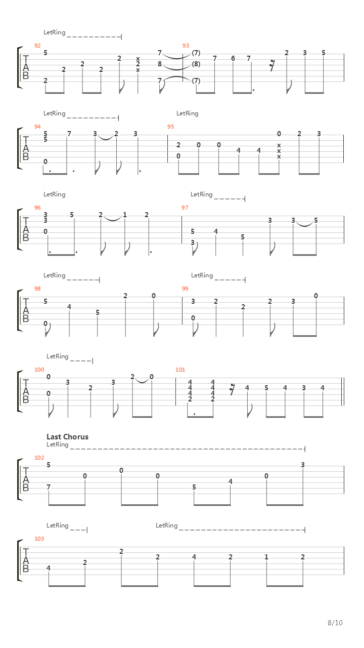 虹(Niji)吉他谱