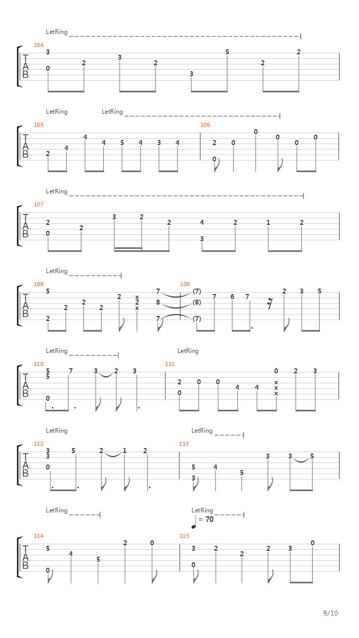 虹(Niji)吉他谱