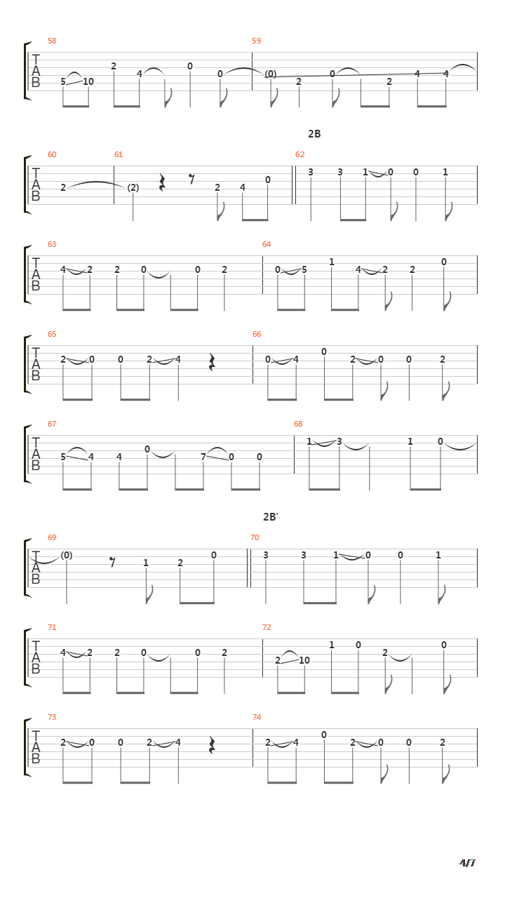 砂时计(Sunadokei)吉他谱