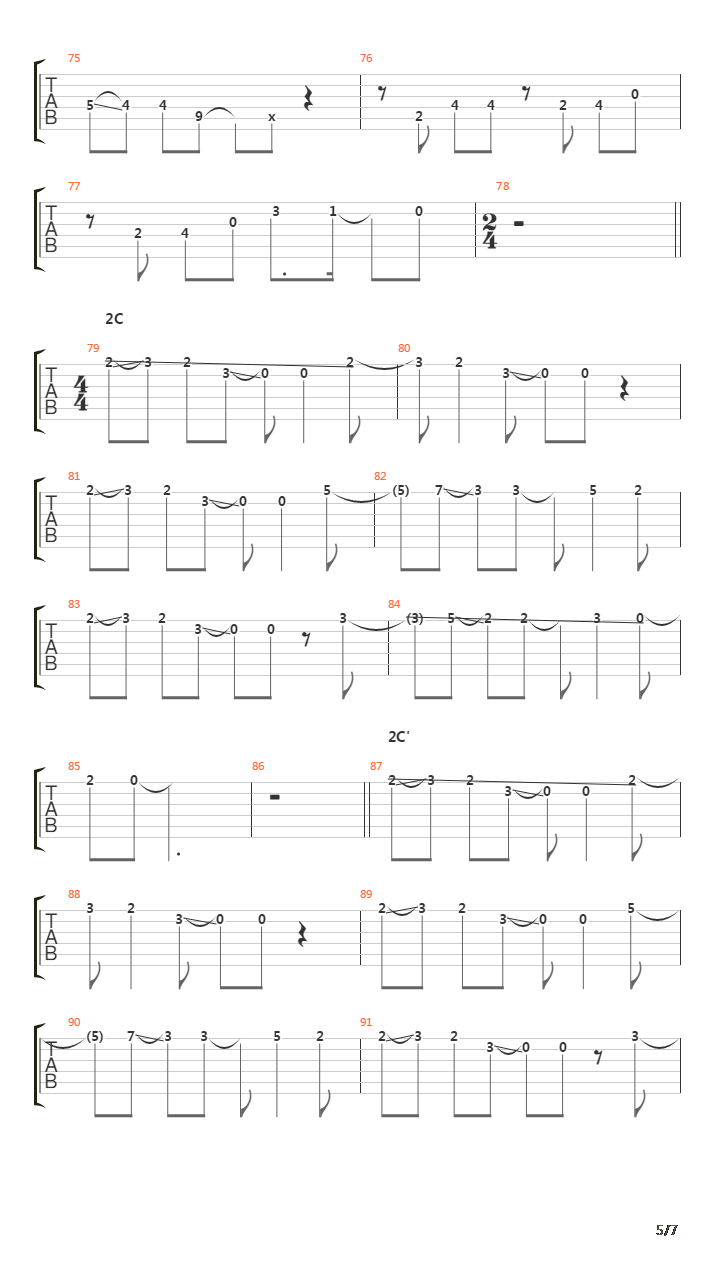 砂时计(Sunadokei)吉他谱