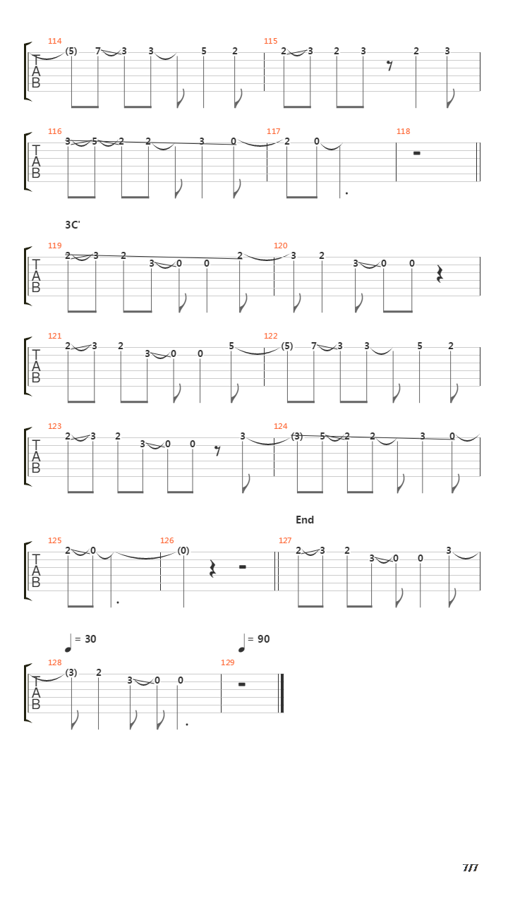 砂时计(Sunadokei)吉他谱