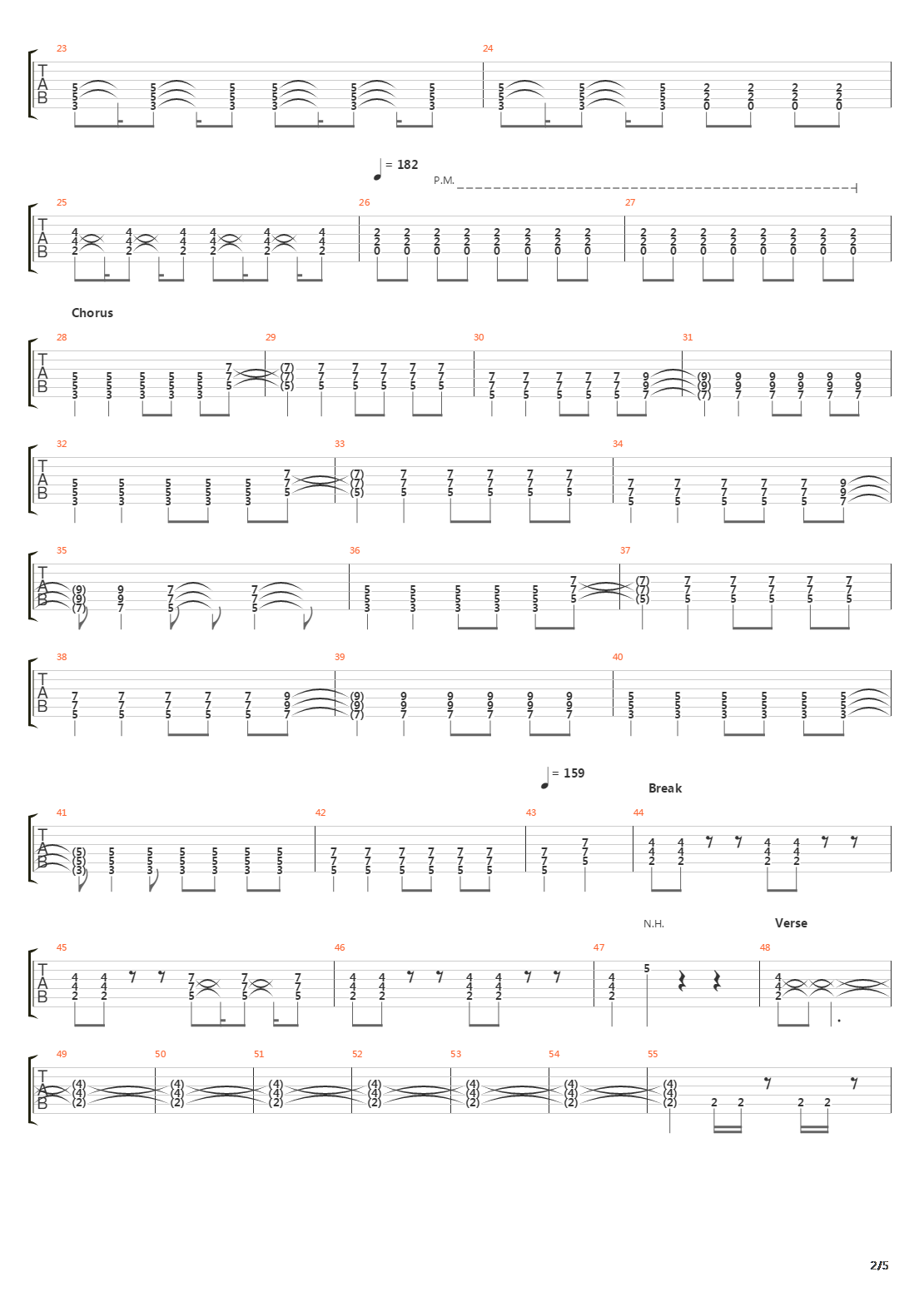 Architects吉他谱