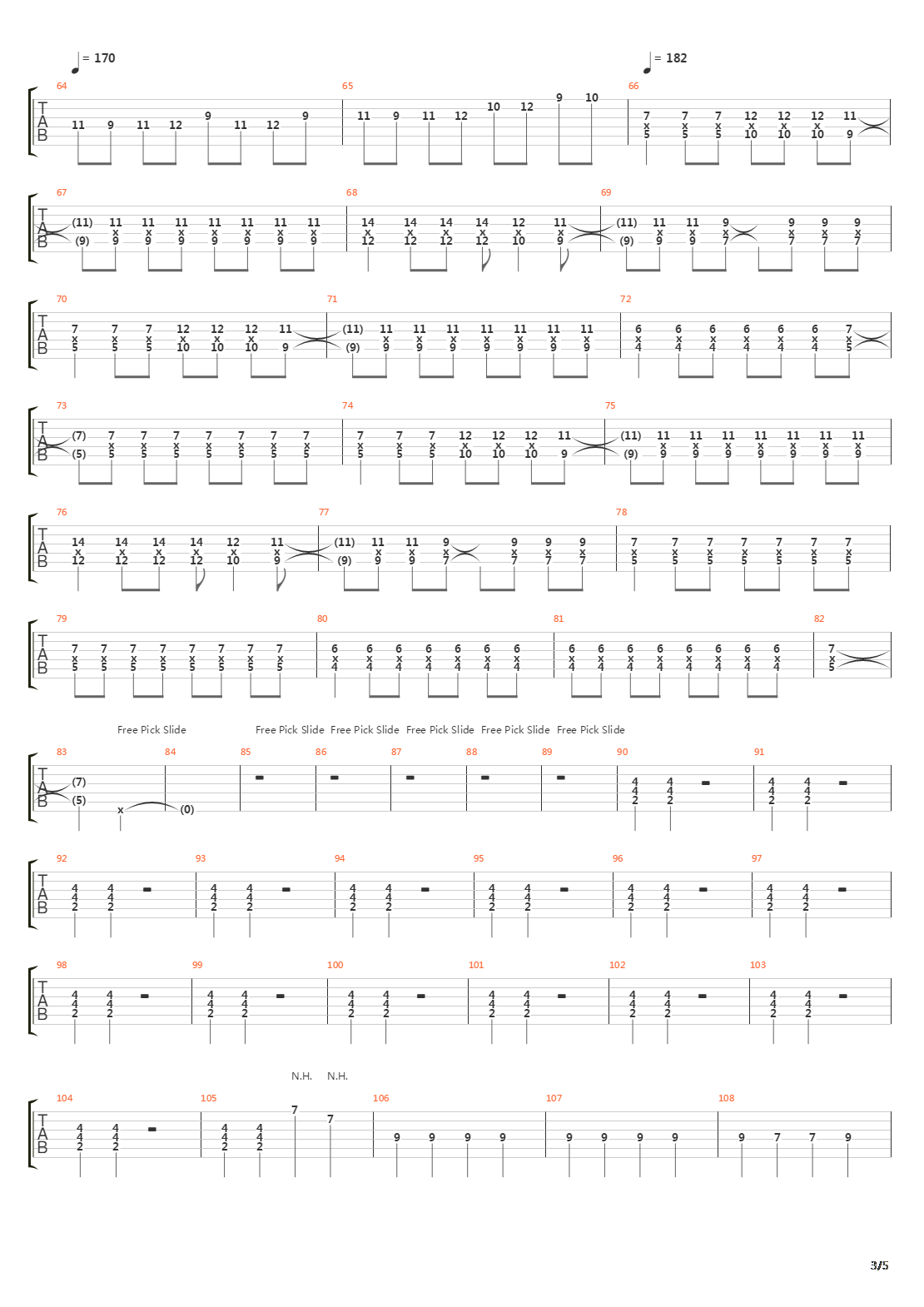 Architects吉他谱