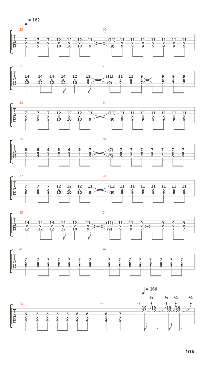 Architects吉他谱