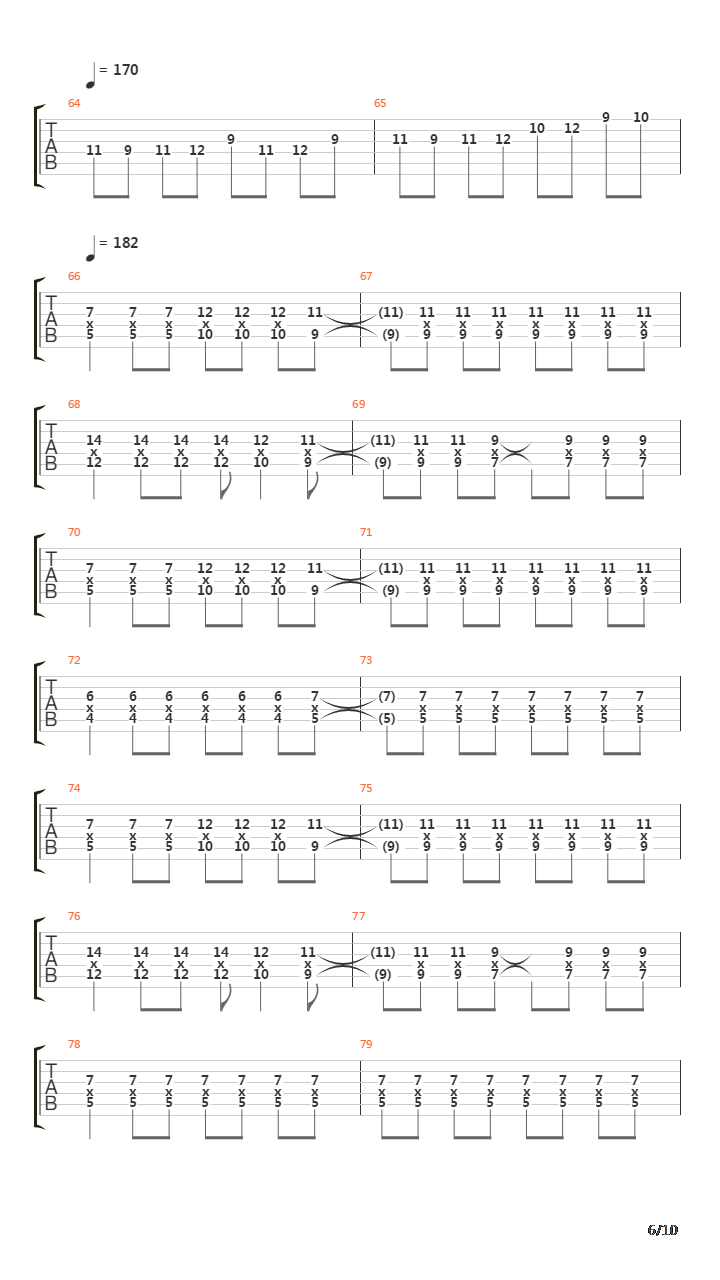 Architects吉他谱