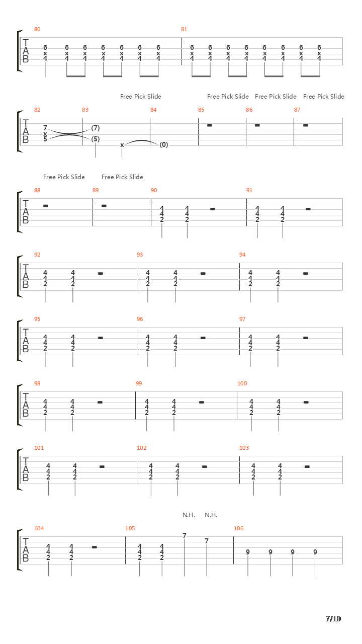 Architects吉他谱