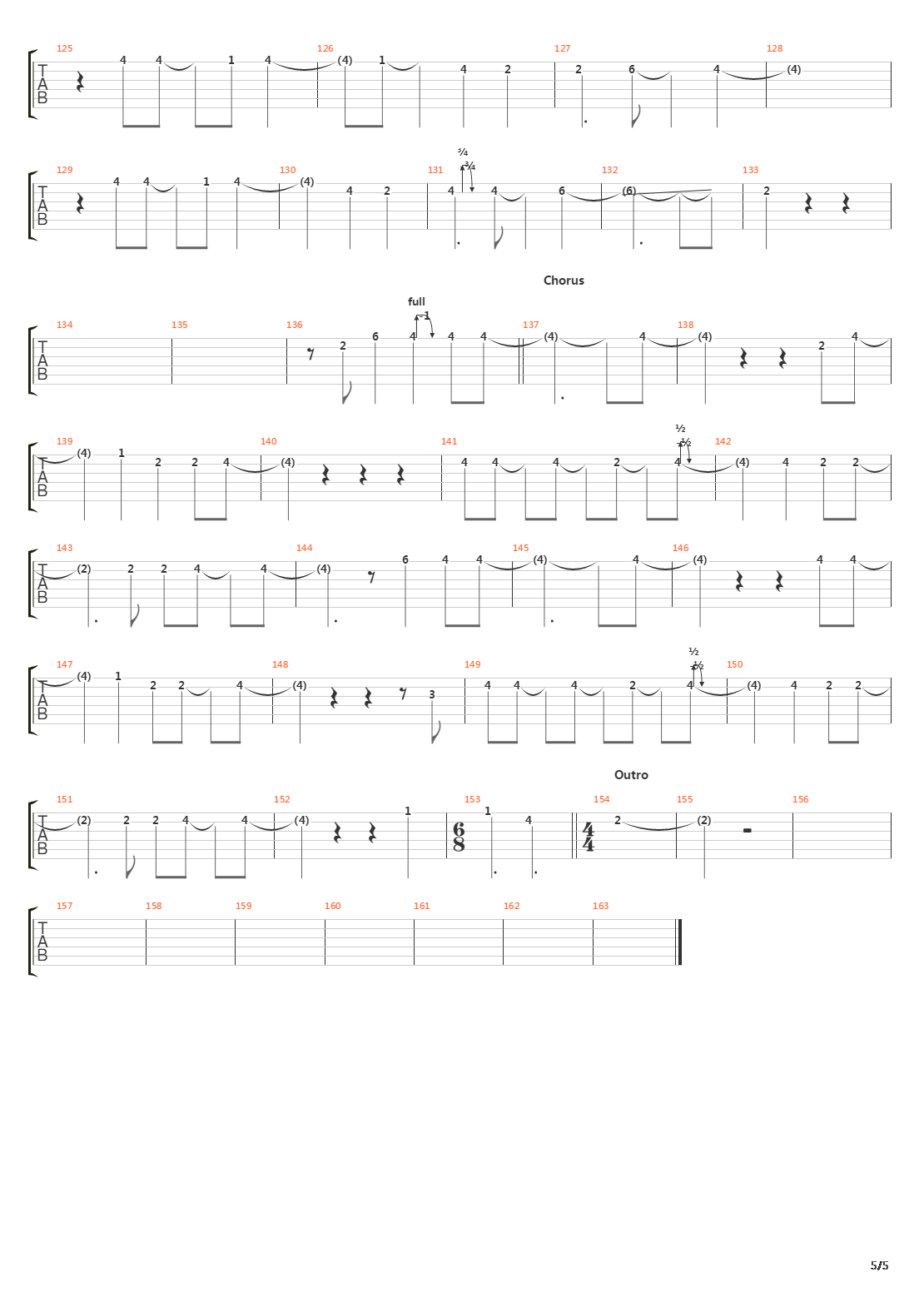 Audience Of One吉他谱