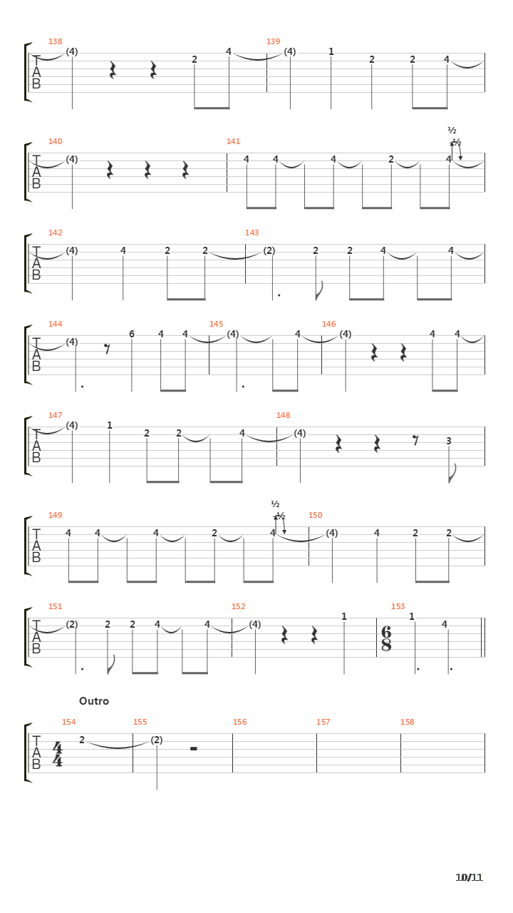 Audience Of One吉他谱