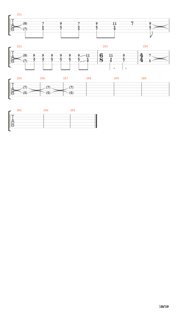 Audience Of One吉他谱