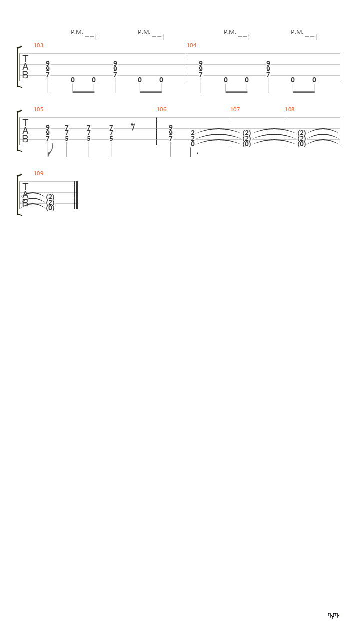 Gethsemane吉他谱