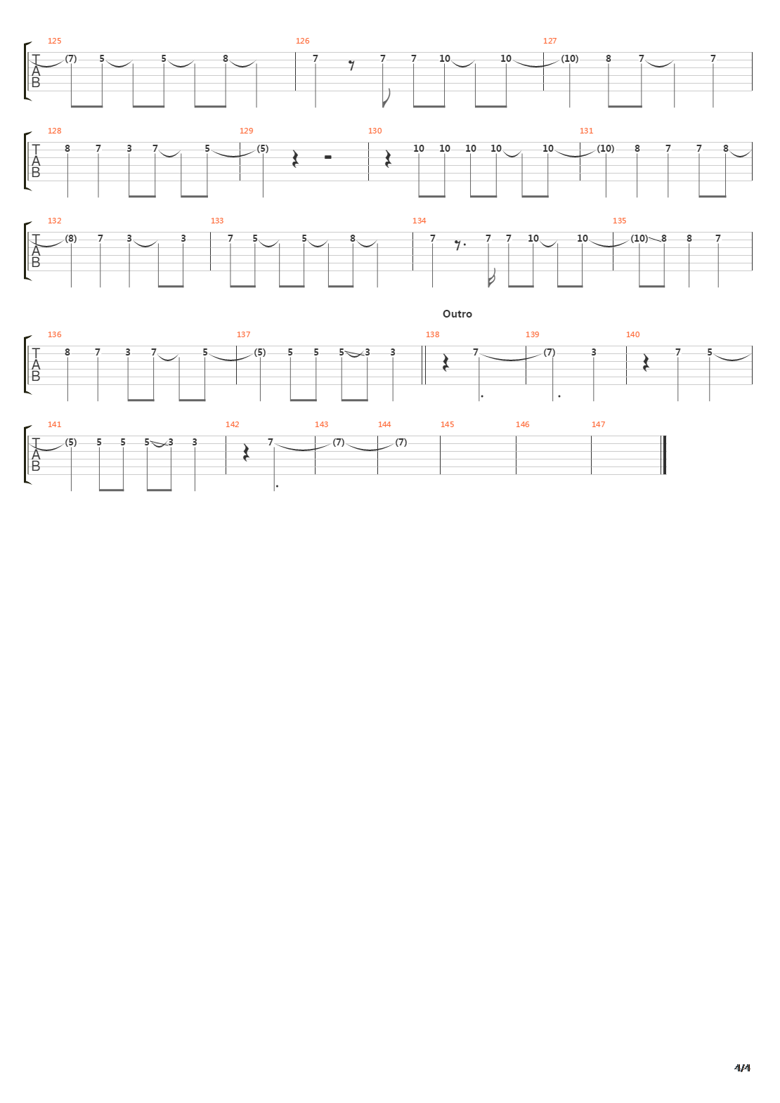 Historia Calamitatum吉他谱