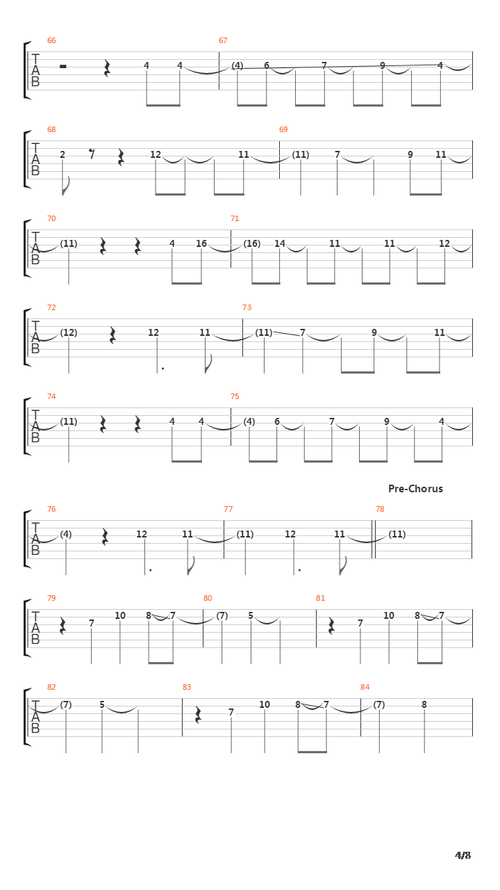 Historia Calamitatum吉他谱