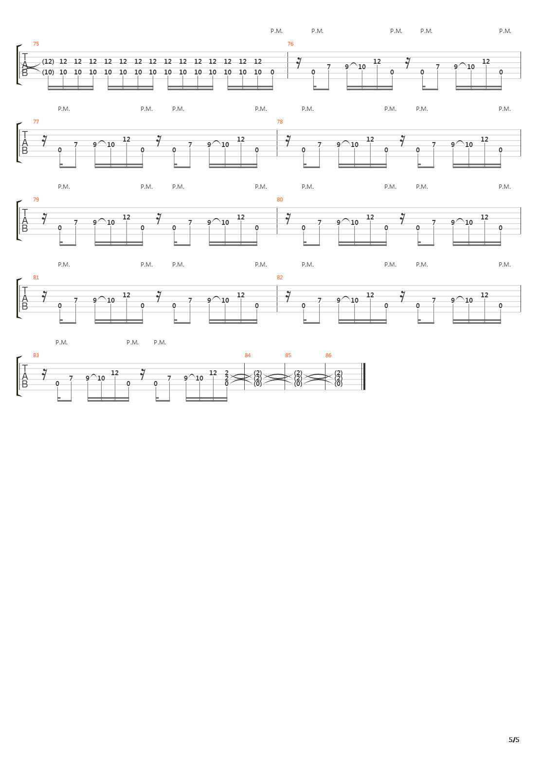 Injection吉他谱