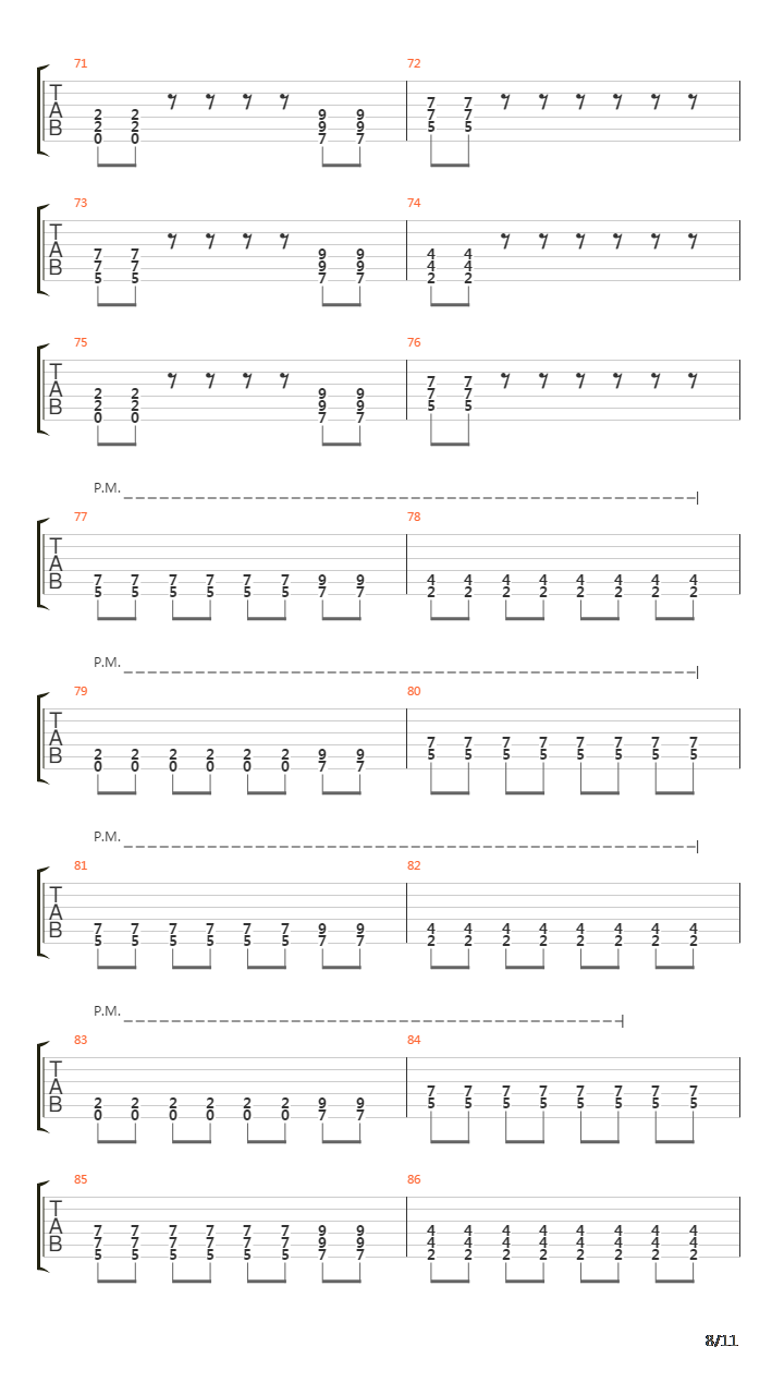 Kotov Sydrome吉他谱