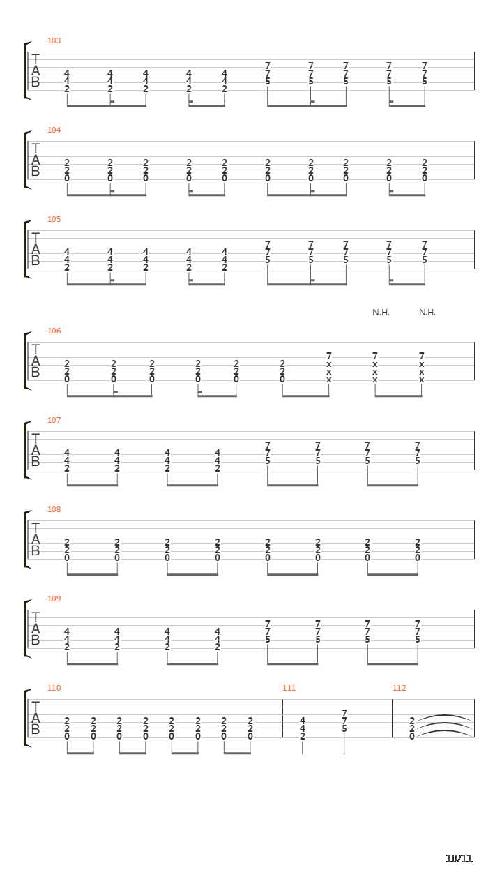 Kotov Sydrome吉他谱