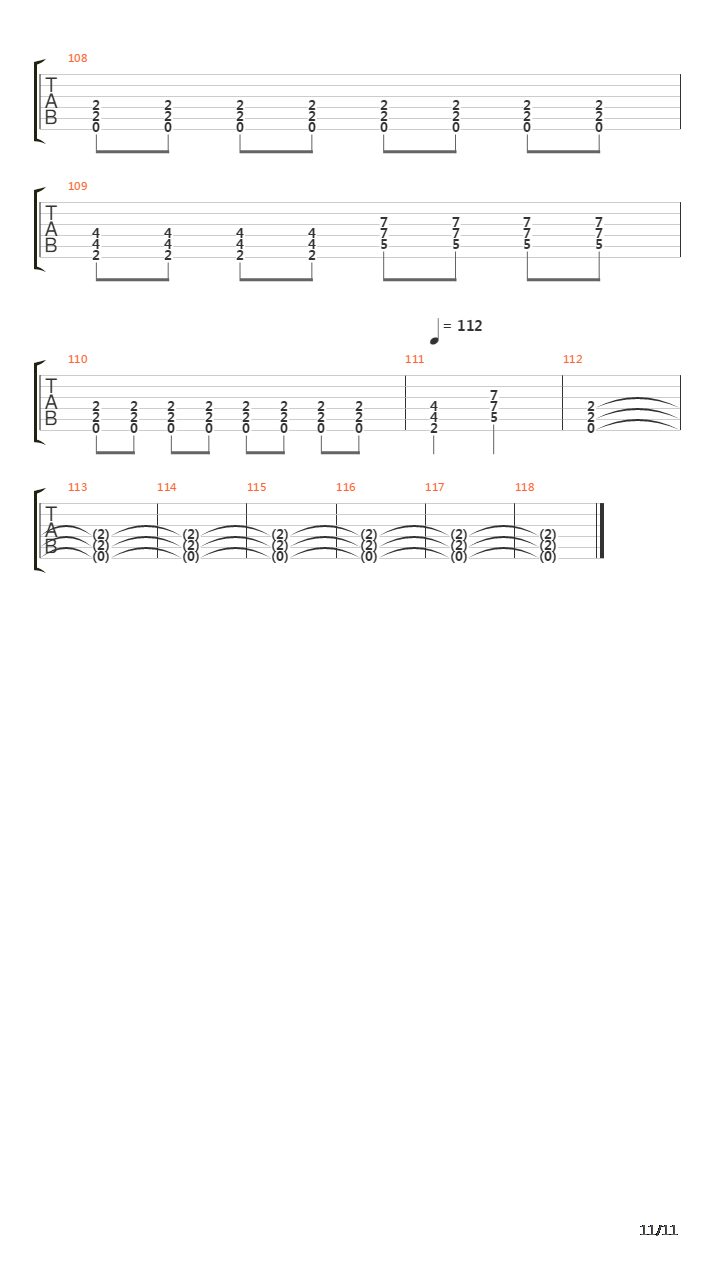 Kotov Syndrome吉他谱