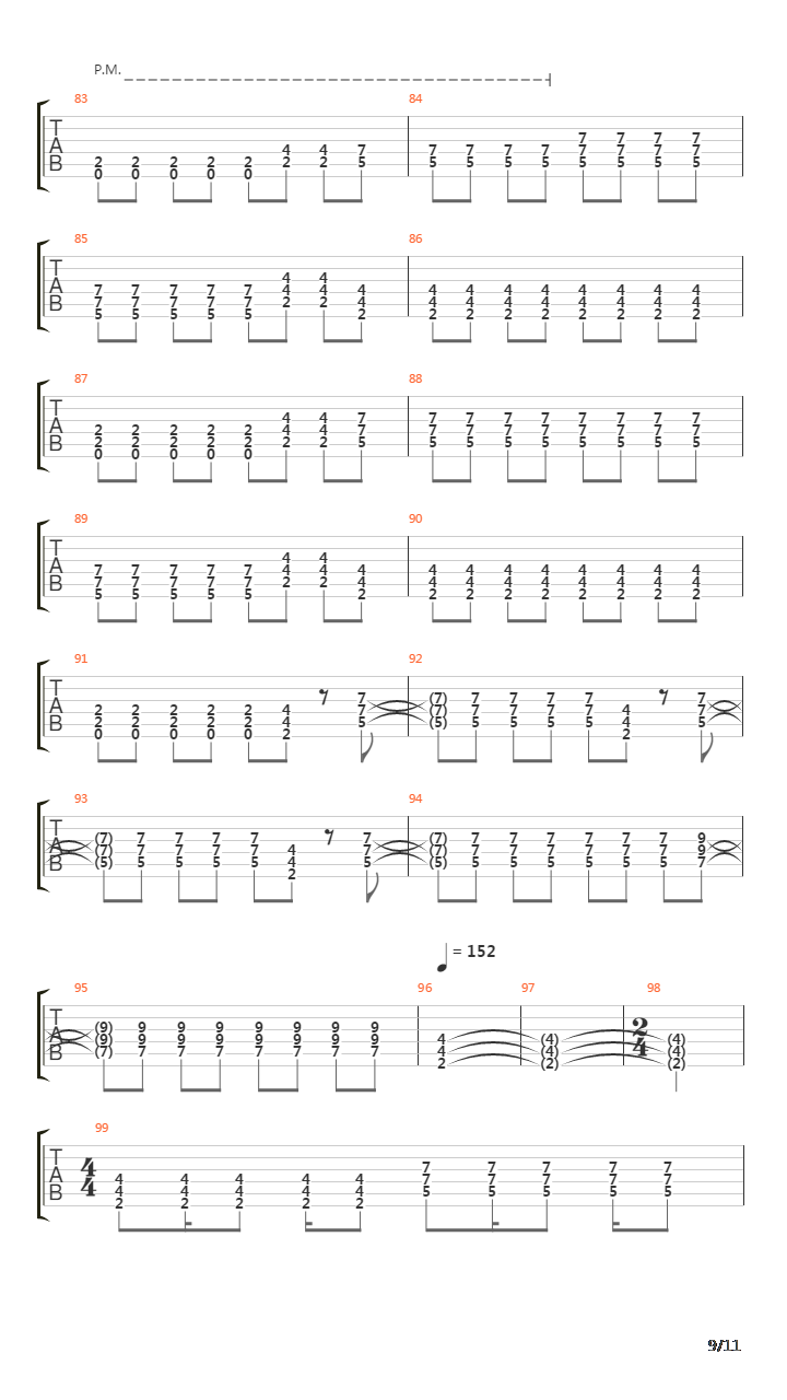 Kotov Syndrome吉他谱